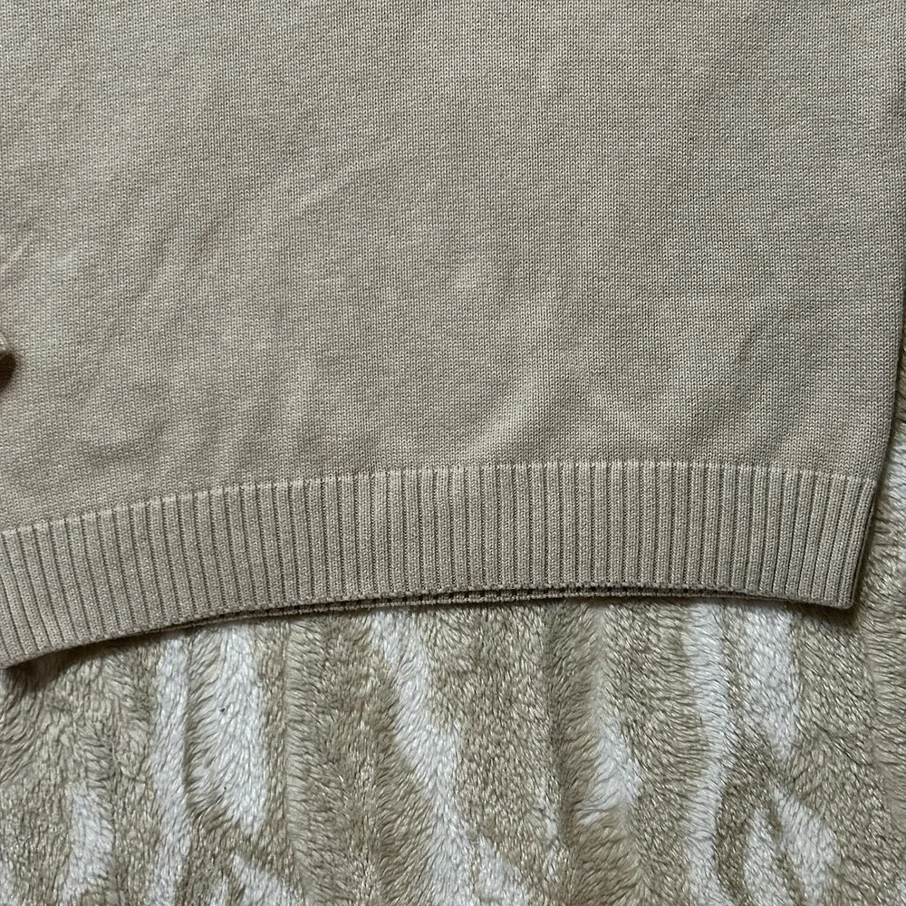 Jos. A. Bank Executive Collection Mens Beige Cotton Shawl Collar Sweater L‎ F15